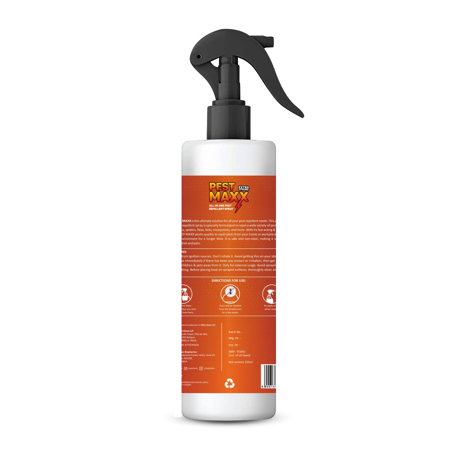 Zyax Pest Maxx - All In One - Repellent Spray - Zyax.in