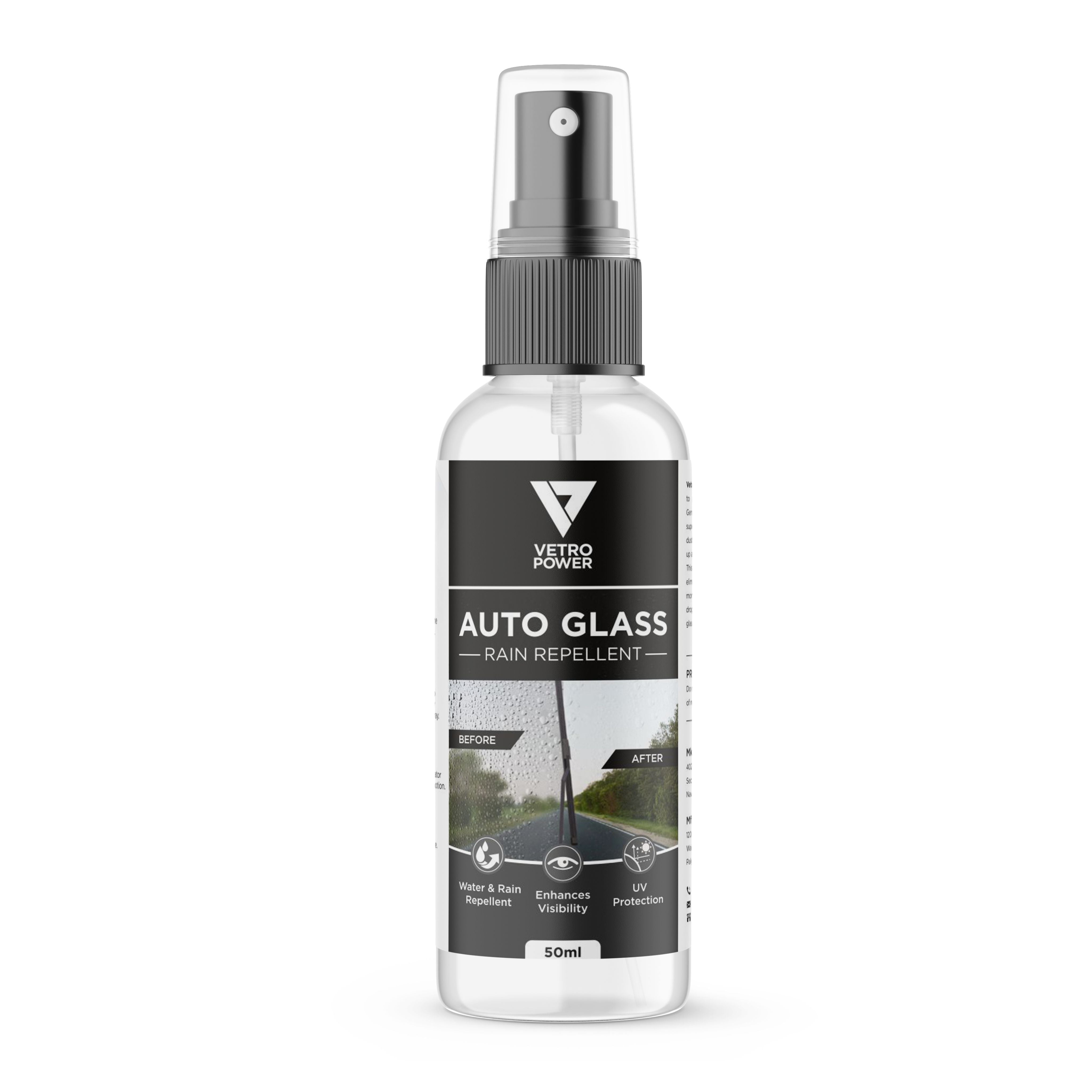 Vetro Power Auto Glass Rain Repellent Spray