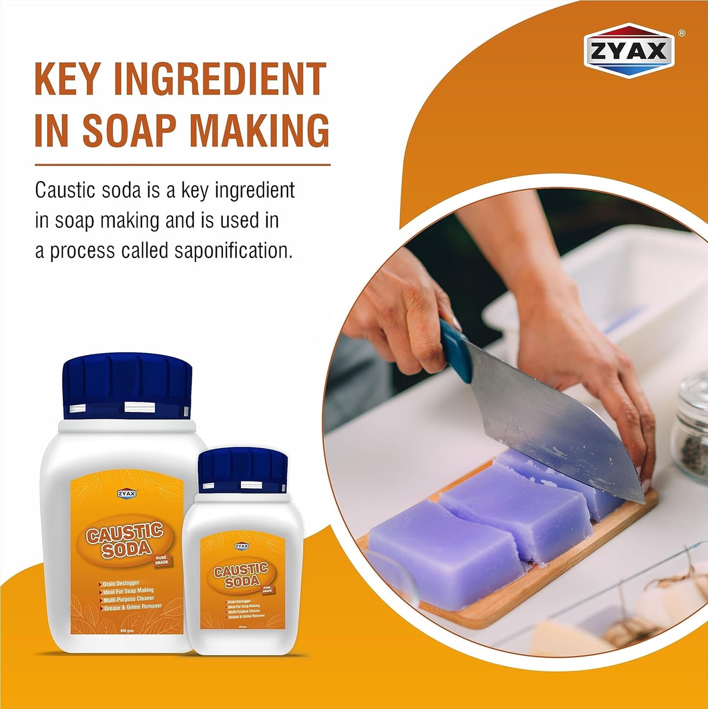 Zyax Caustic Soda - Multi Purpose Cleaner