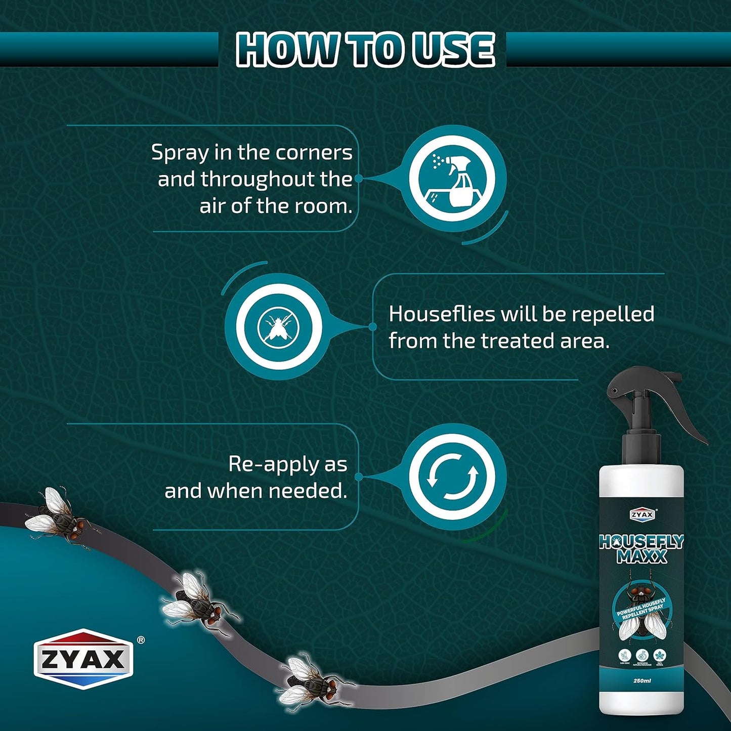 Zyax Housefly Maxx Repellent Spray