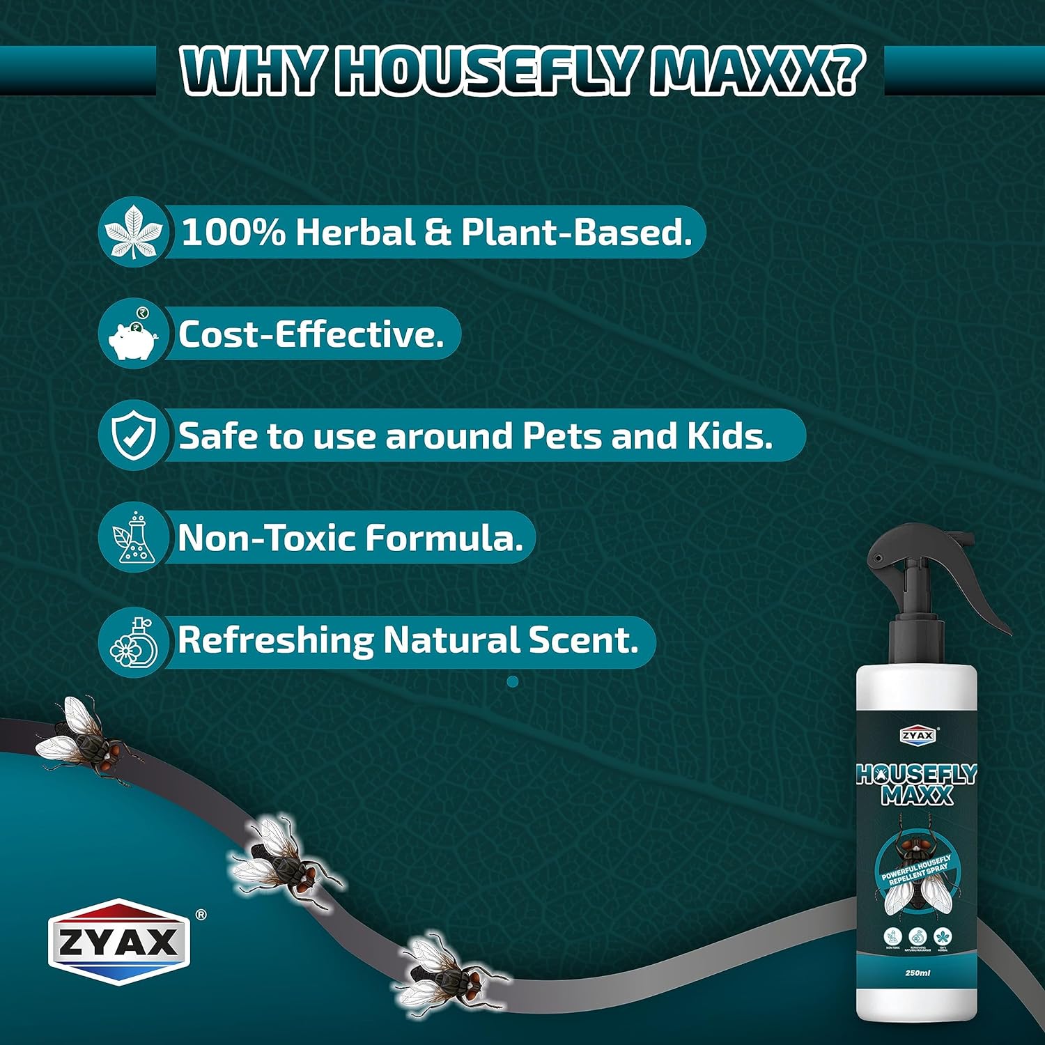 Zyax Housefly Maxx Repellent Spray