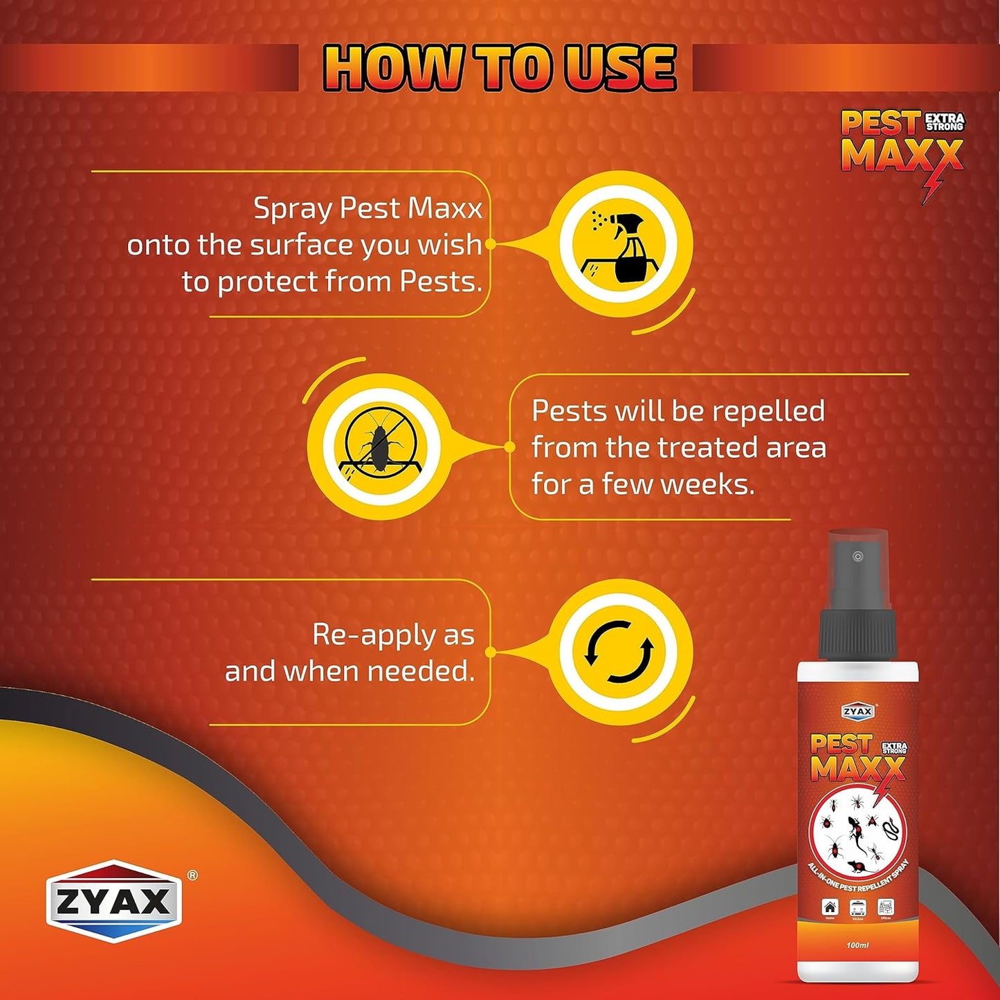 Zyax Pest Maxx - All In One - Repellent Spray