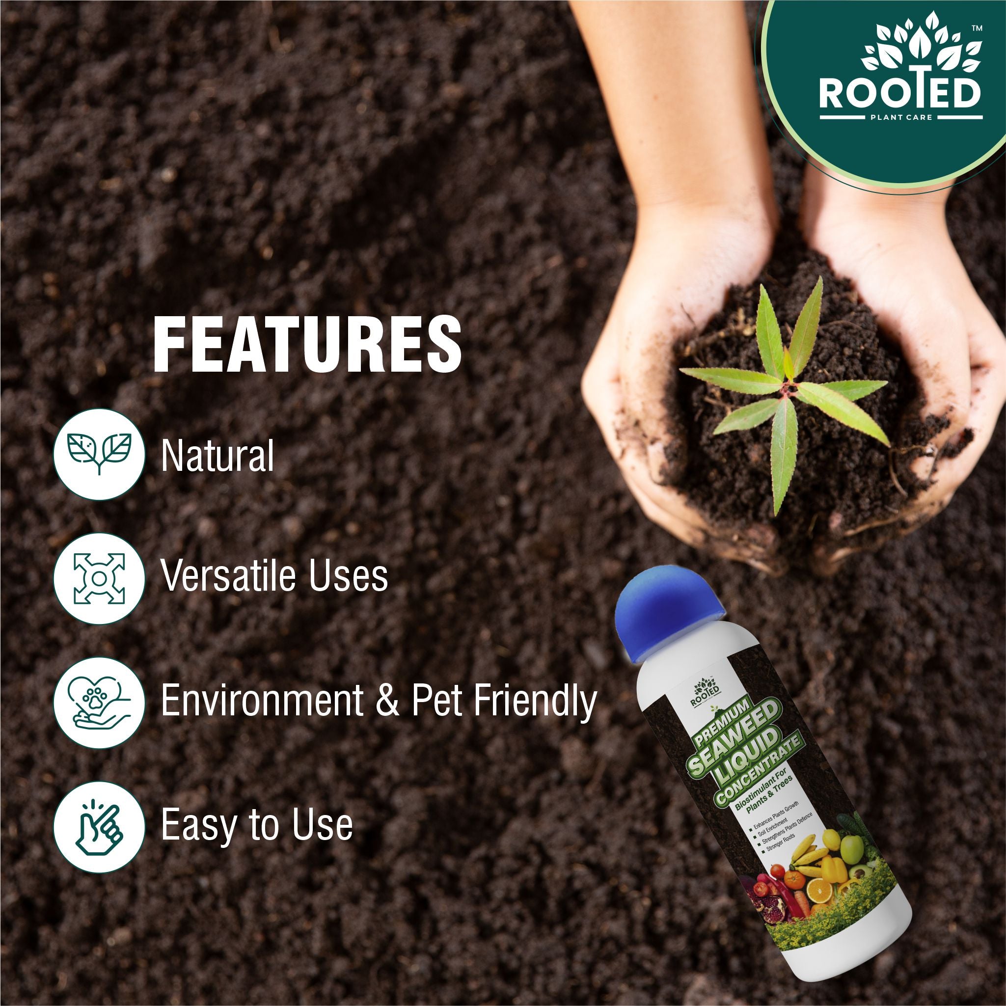 Rooted Premium Seaweed Liquid Concentrate