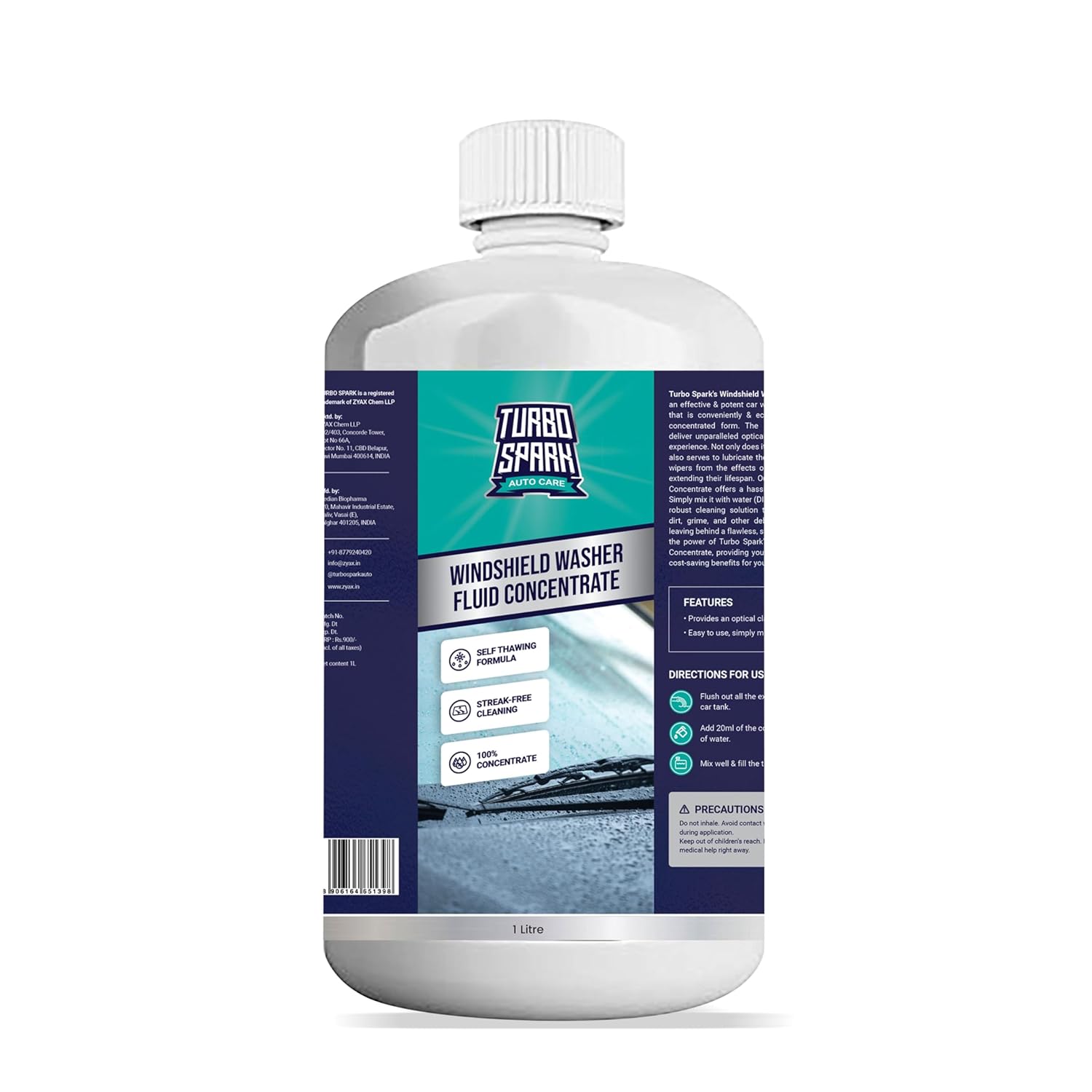 Turbo Spark Windshield Washer Fluid Concentrate