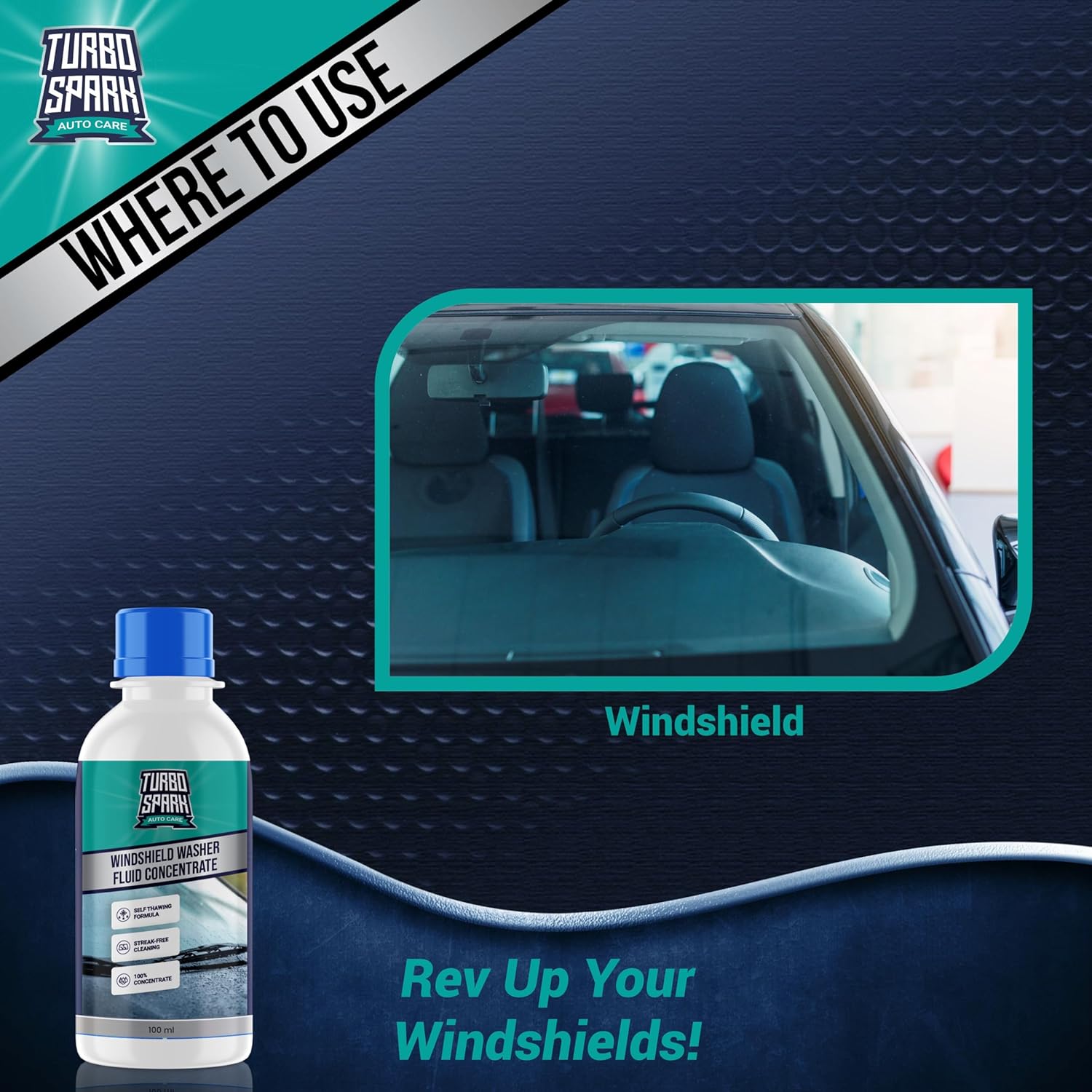 Turbo Spark Windshield Washer Fluid Concentrate