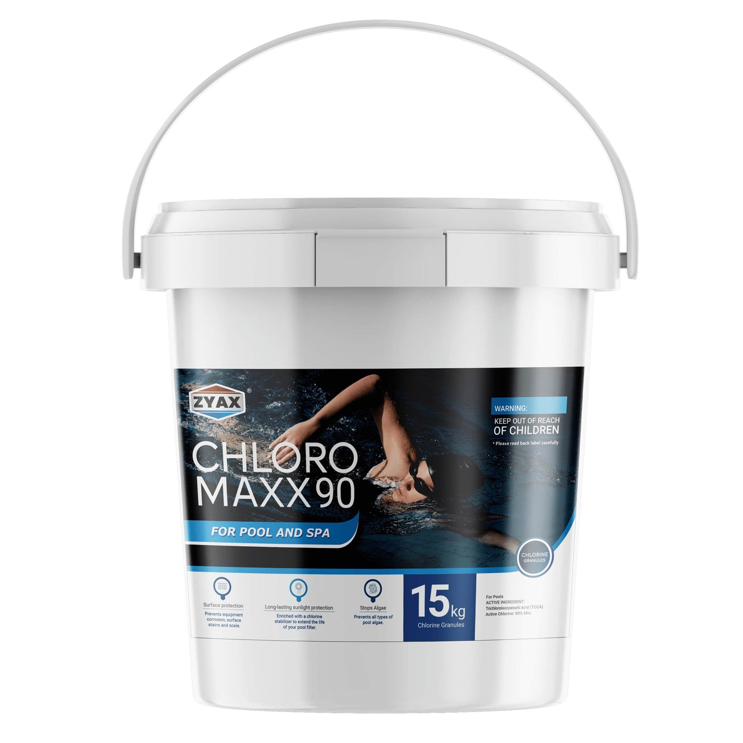 Zyax Chloro MAXX 90 - Chlorine Granules - Zyax.in