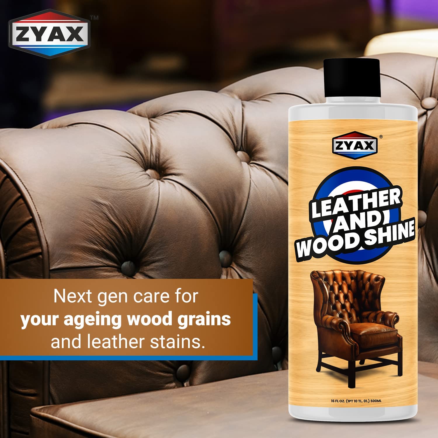 Zyax Leather & Wood Shine - Zyax.in