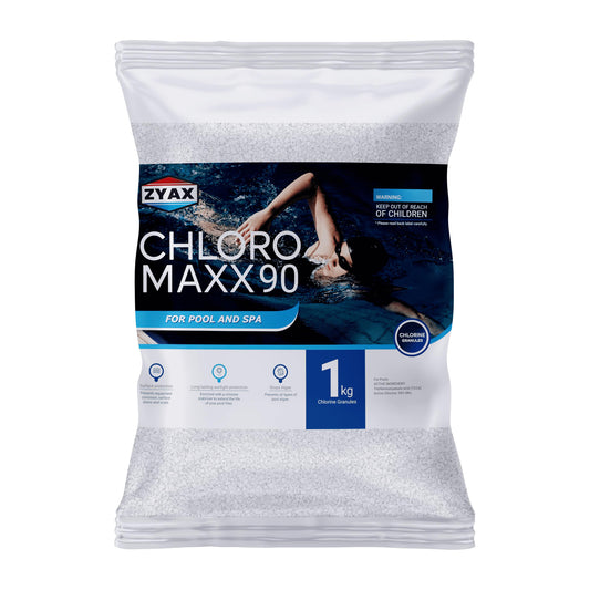Zyax Chloro MAXX 90 - Chlorine Granules - Zyax.in