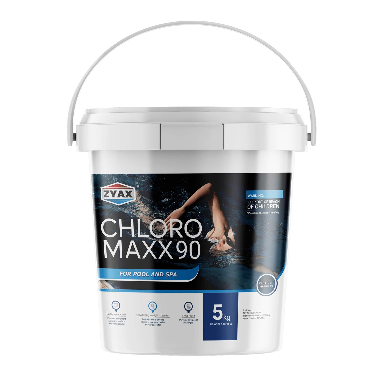 Zyax Chloro MAXX 90 - Chlorine Granules - Zyax.in