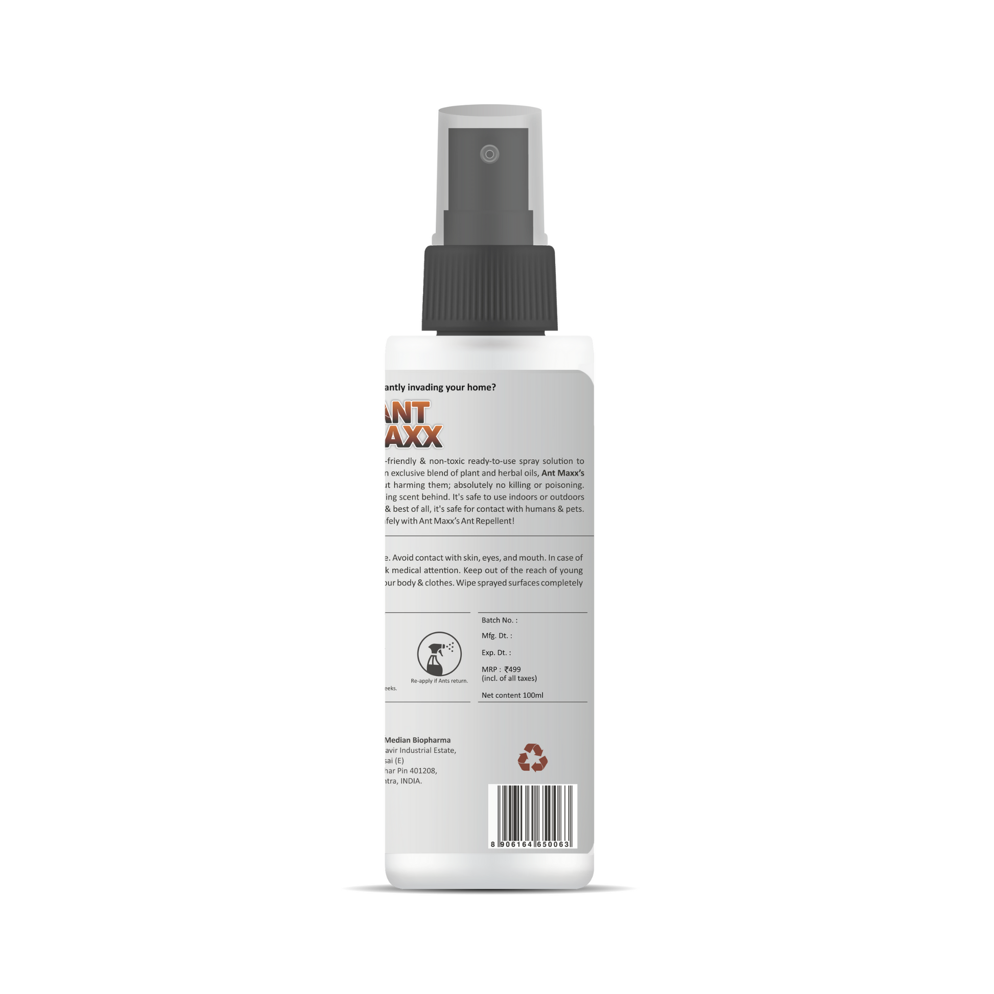 Zyax Ant Maxx - Ant Repellent Spray - Zyax.in