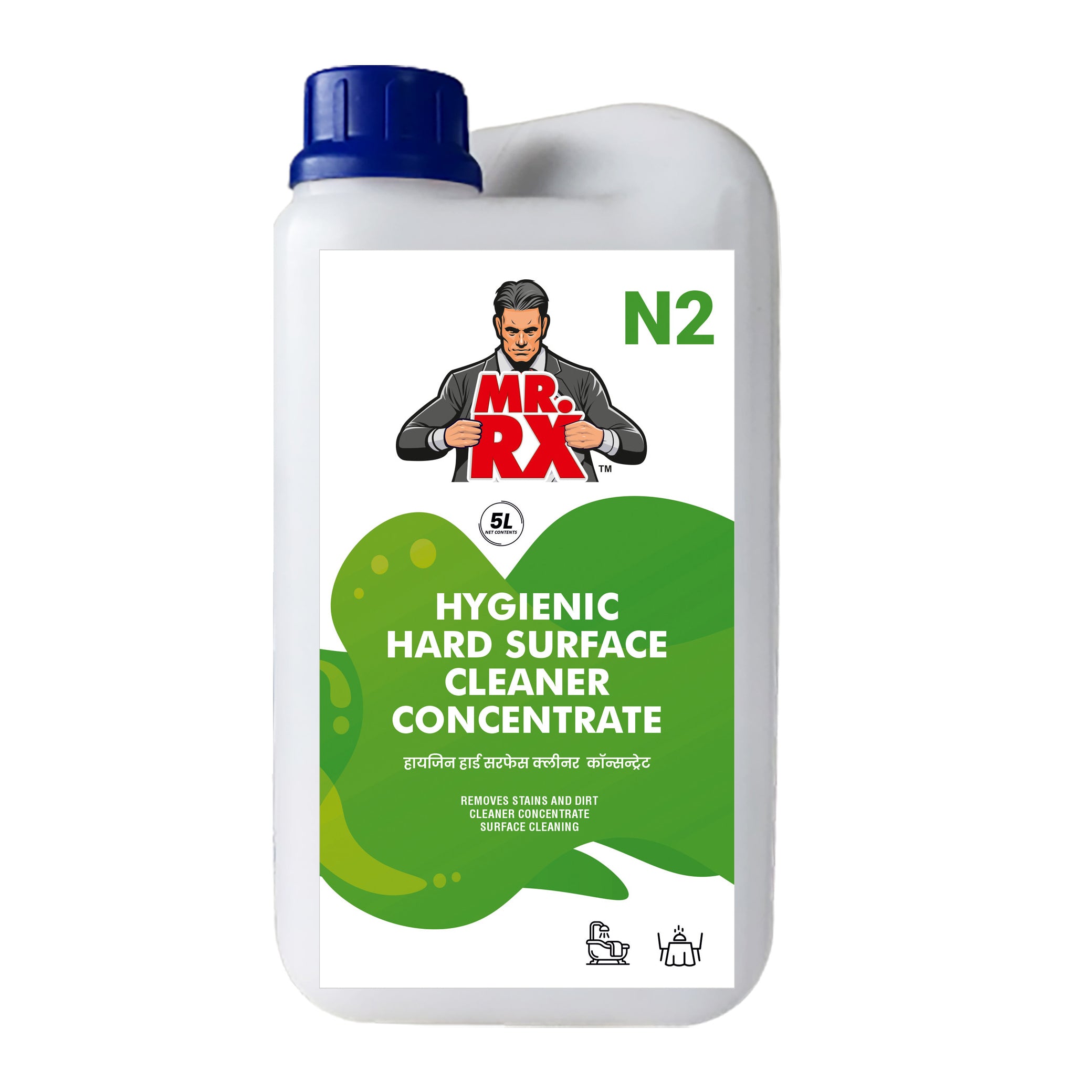 Mr. RX N2 Hygienic Hard Surface Cleaner Concentrate - Zyax.in