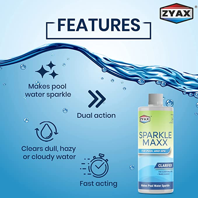 Zyax Sparkle Maxx - Pool Clarifier - Zyax.in