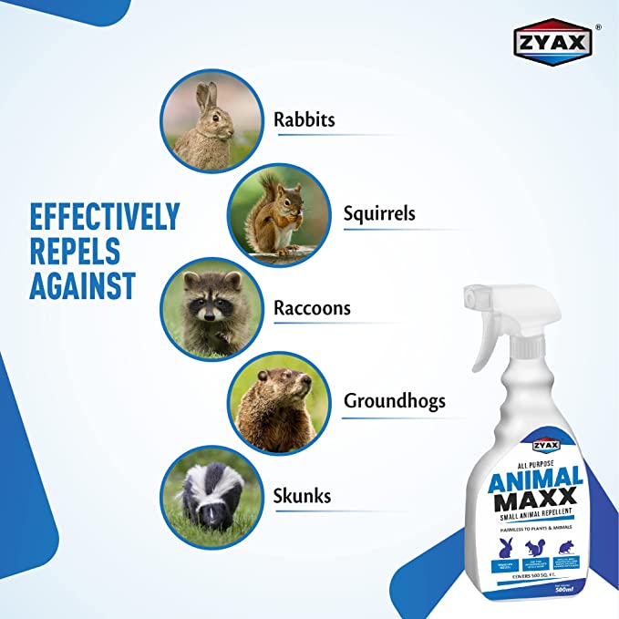 Zyax Animal Maxx - Small Animal Repellent 500ml - Zyax.in