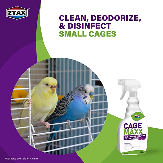 Zyax Cage Maxx Pet Cage Cleaner 500ml - Zyax.in