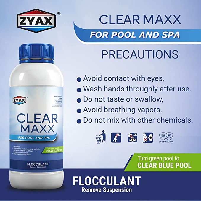 Zyax Clear Maxx - Pool Flocculant - Zyax.in