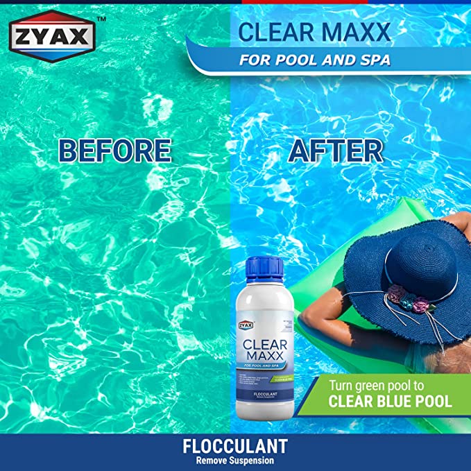 Zyax Clear Maxx - Pool Flocculant - Zyax.in