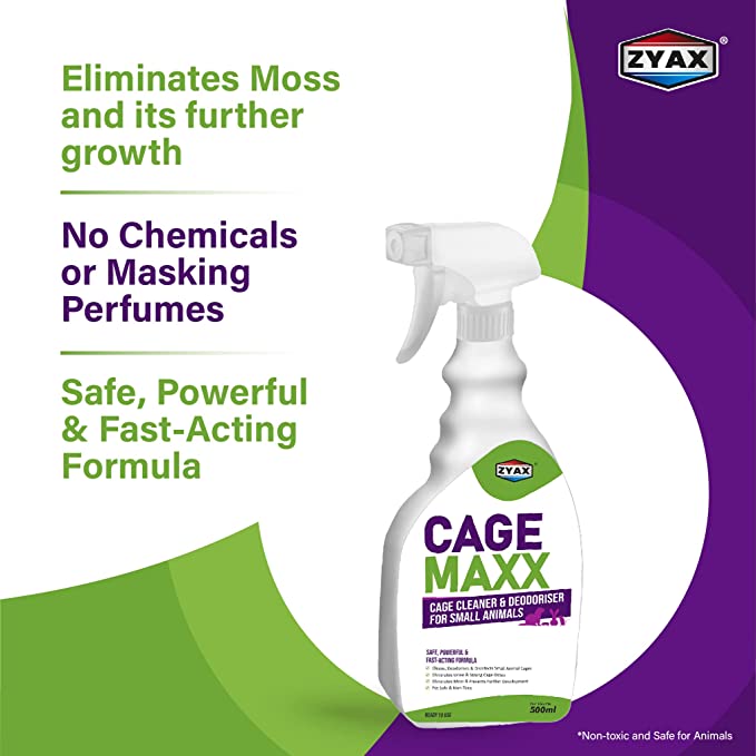 Zyax Cage Maxx Pet Cage Cleaner 500ml - Zyax.in