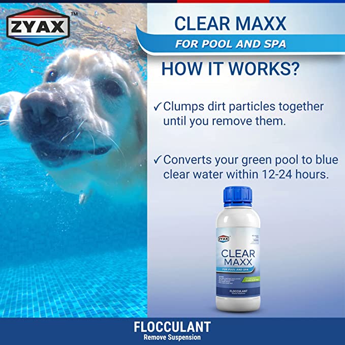 Zyax Clear Maxx - Pool Flocculant - Zyax.in