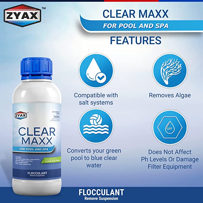 Zyax Clear Maxx - Pool Flocculant - Zyax.in