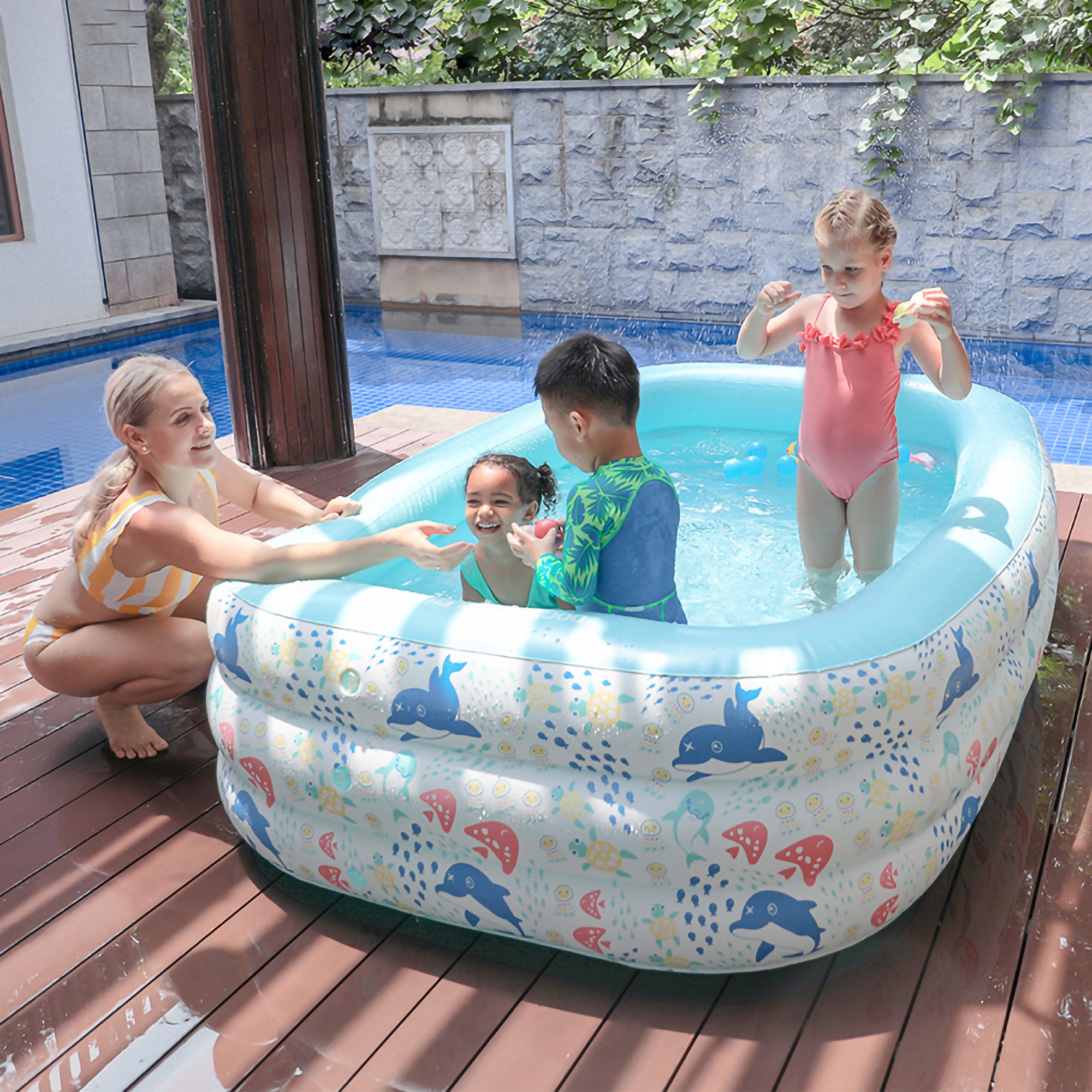 Mega Dolphin Play Pool - Zyax.in