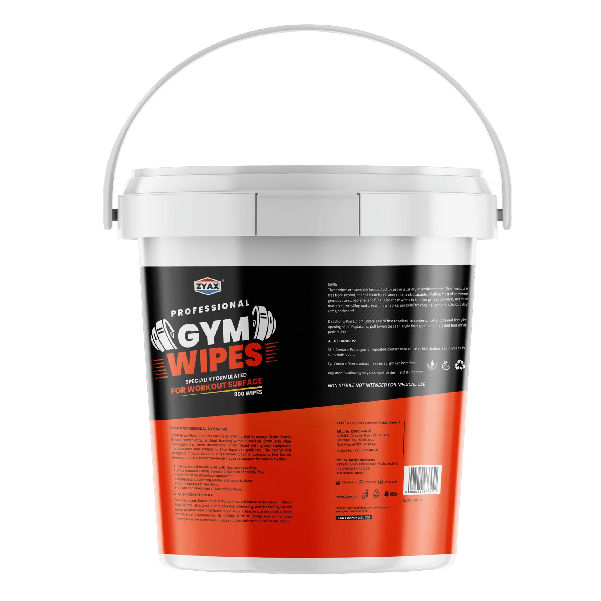 Zyax Hygienic Gym Wipes - Zyax.in