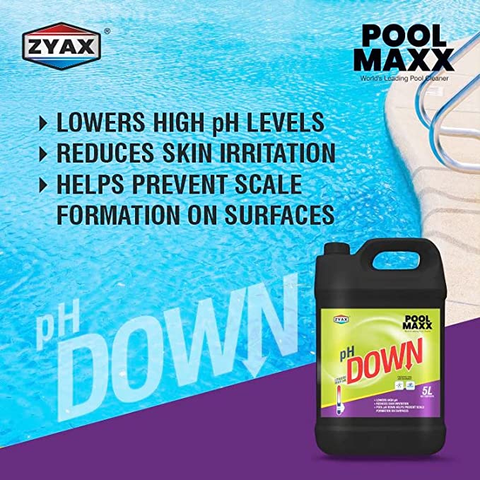 Zyax Pool Maxx pH Down - Ph Balancer - Zyax.in