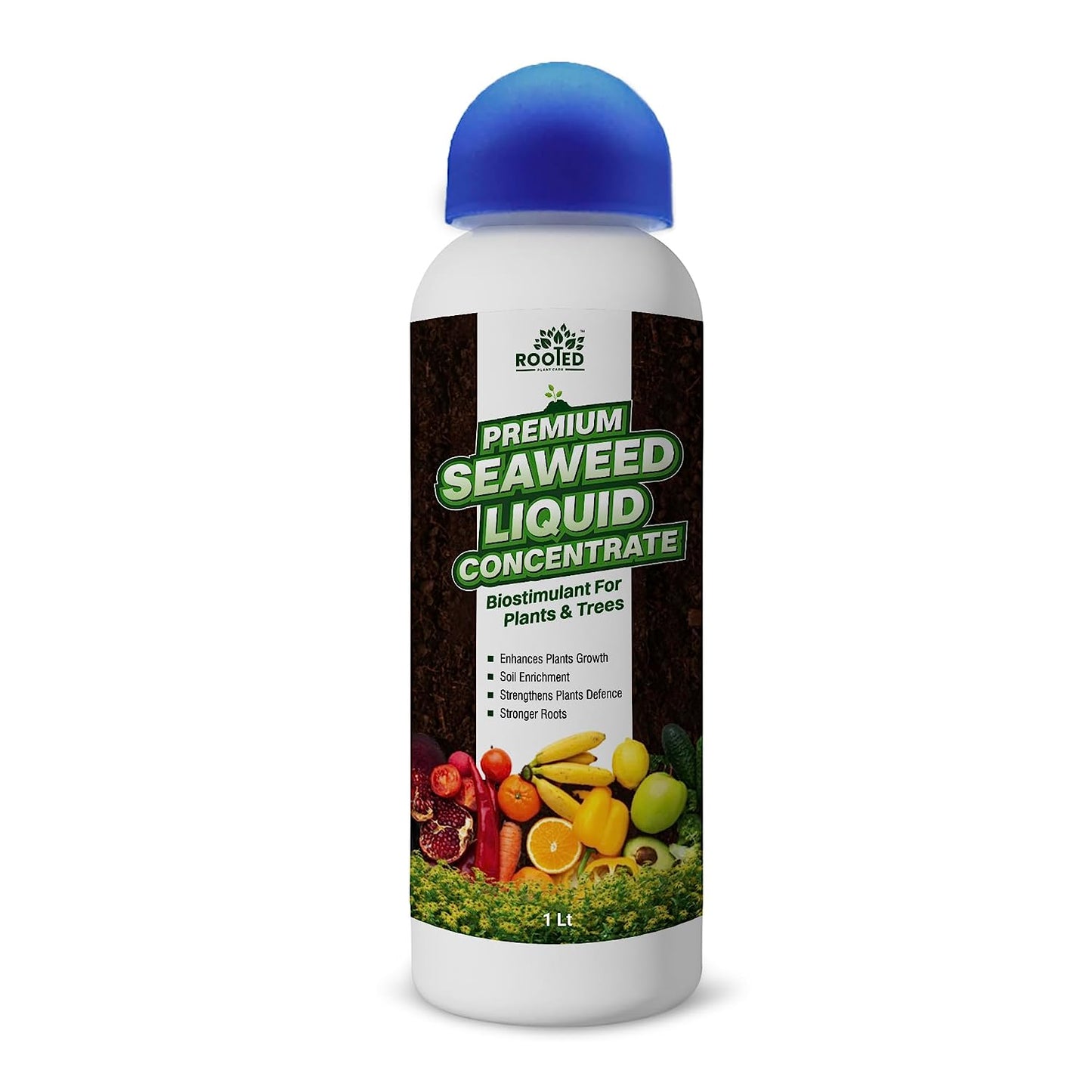 Rooted Premium Seaweed Liquid Concentrate - Natural Fertilizer - Zyax.in