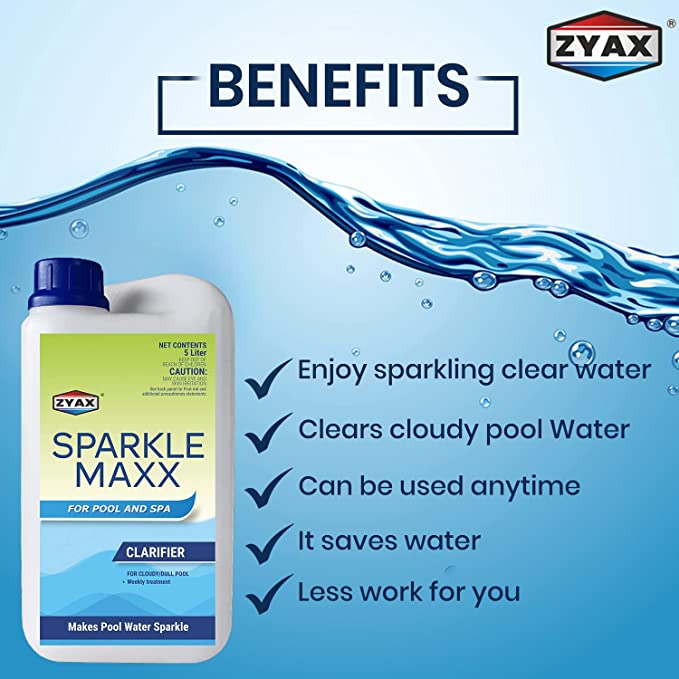 Zyax Sparkle Maxx - Pool Clarifier - Zyax.in