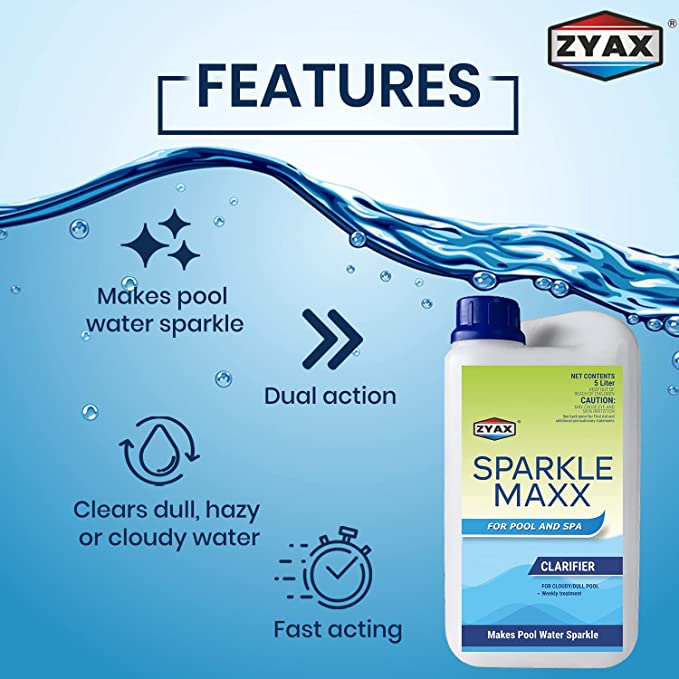 Zyax Sparkle Maxx - Pool Clarifier - Zyax.in