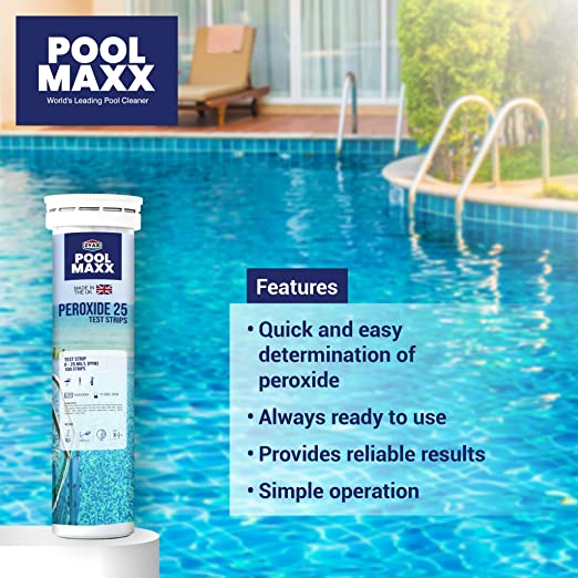 Pool Maxx Peroxide 25 Test Strips - Zyax.in