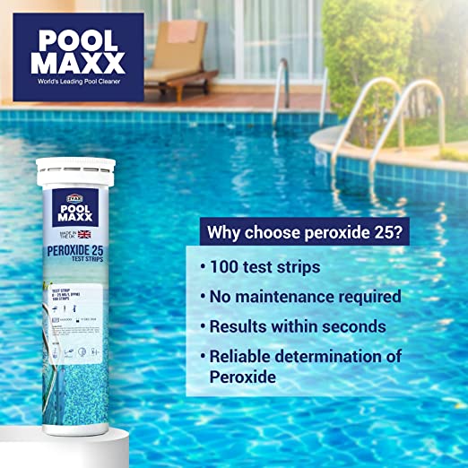 Pool Maxx Peroxide 25 Test Strips - Zyax.in